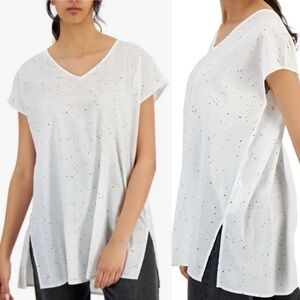 Eileen Fisher Polkadot Pullover Top
Semi Sheer Lightweight